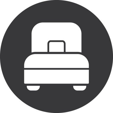 bagaj. Web simgesi basit tasarım