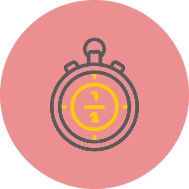 Kronometre Web simgesi vektör illüstrasyonu