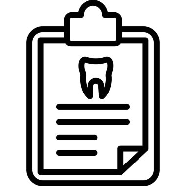 diş bakımı vektör simgesi