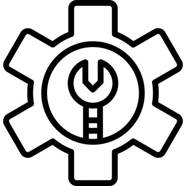 dişli ayarı simgesi ana hat biçiminde