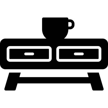 Mutfak simgesi, vektör illüstrasyonu