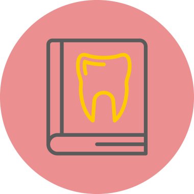 Dişçi. Web simgesi basit illüstrasyon