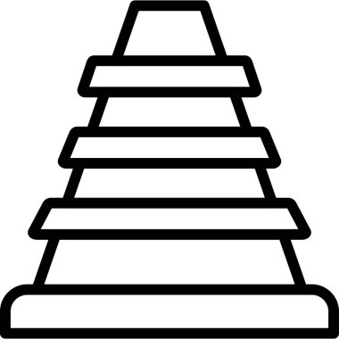 piramit piramit simgesi ana hat biçiminde