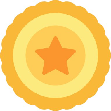 yıldız ödül ikonu vektör illüstrasyonu