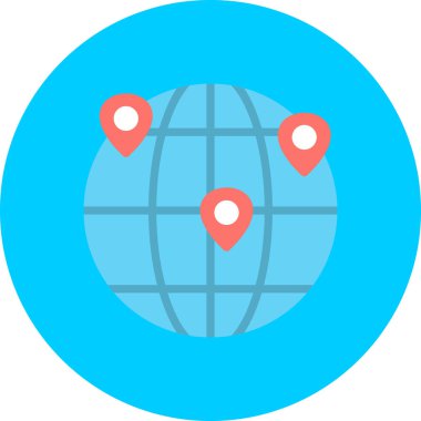 Web sunucu vektör simgesi. Basit tasarım        