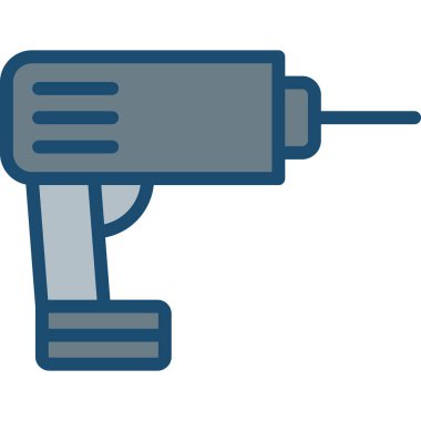 elektrik sondaj aracı simgesi - taslak biçimi