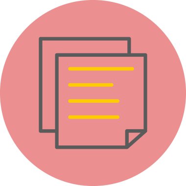 dosya biçimi simgesi, vektör illüstrasyonu