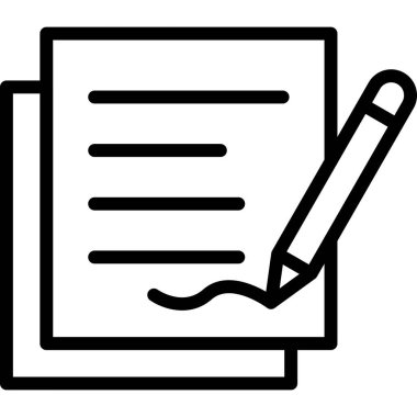 belge simgesi, vektör çizimi