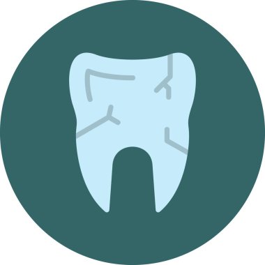 Dişçi. Web simgesi basit illüstrasyon