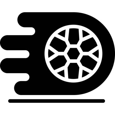 Araba tekerleği. Basit resimleme