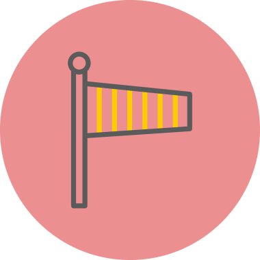 bayrak simgesi, vektör illüstrasyonu