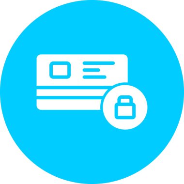 Kredi Kartı. Web simgesi basit illüstrasyon