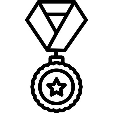 Madalya simgesi, satır biçimi