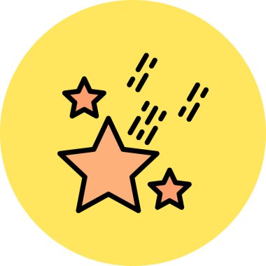 yıldız simgesi vektör illüstrasyonu