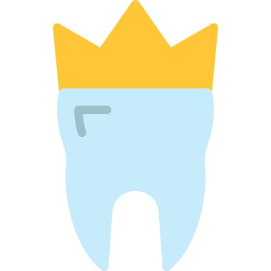 diş simgesi vektör illüstrasyonu