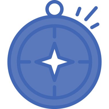 pusula simgesi modadan izole edilmiş arkaplan