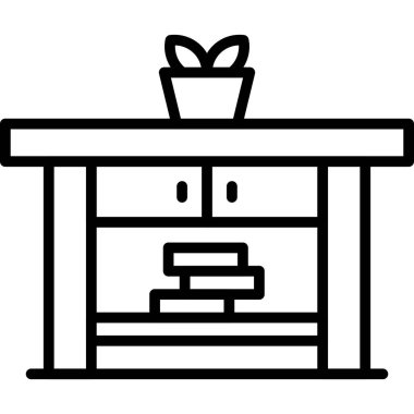 Gıda simgesinin vektör çizimi