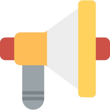 Hoparlör ikonu. Basit tasarım 