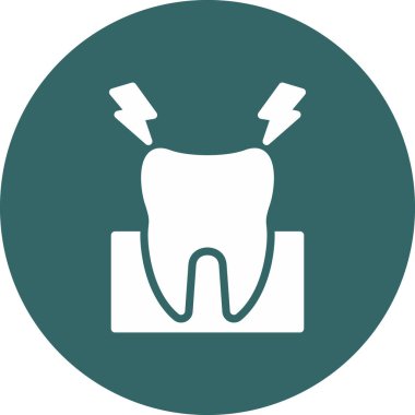 vektör çizim modern b eksikliği simgesi diş