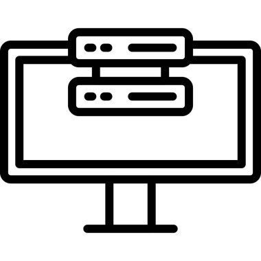 Bilgisayar monitörü simgesi, özet biçimi