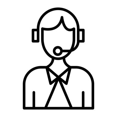 Merkezi işleç simgesini arayın, illüstrasyon vektör