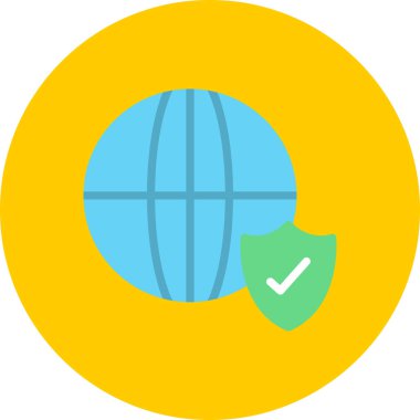 Küresel iş vektör simgesi