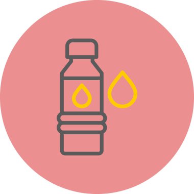 Yağ şişesinin vektör çizimi