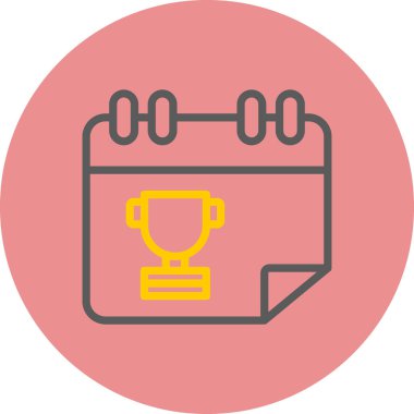 kupa ikonu vektör illüstrasyonu