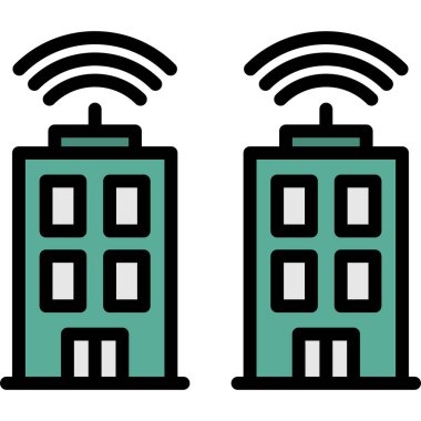 wifi simgesi vektör illüstrasyonu