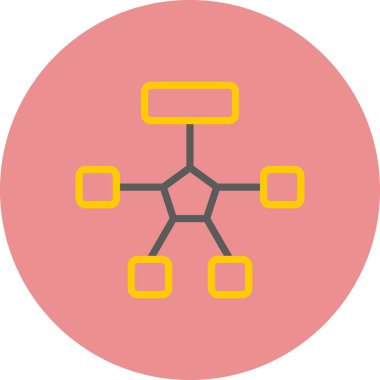 Ağ web simge vektör çizim