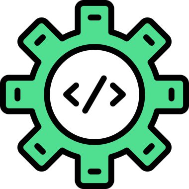Kodlama geliştirme simgesi