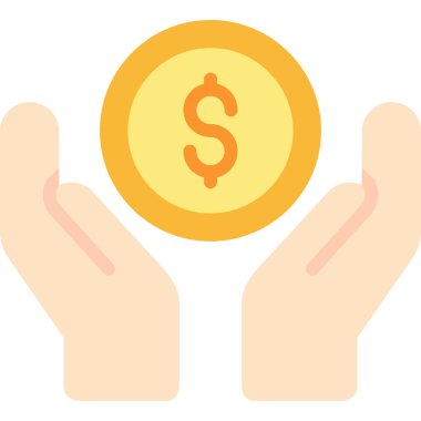 para kavramı düz simgesi