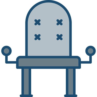 Mezar simgesinin vektör illüstrasyonu