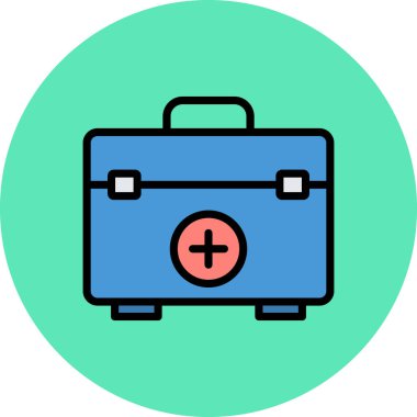 Kişisel proje için hastane vektör simgesi modern basit vektör çizimi