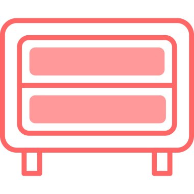 Isıtıcı. Web simgesi basit illüstrasyon