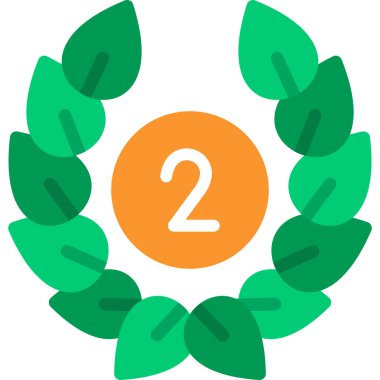 İki numaralı çelenk simgesi