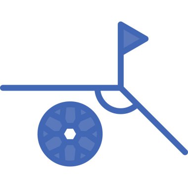 motor simgesi vektör illüstrasyonu