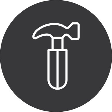 balta satır çember simgesi tasarımı