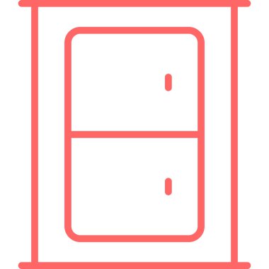 pencere simgesi vektör illüstrasyonu