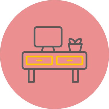 tablo simgesi vektör illüstrasyonu