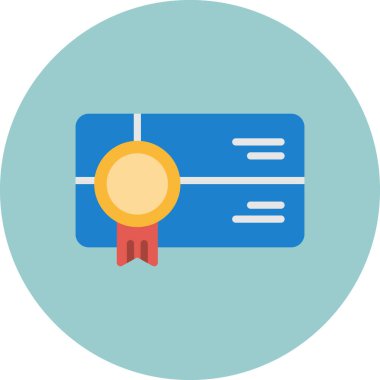 Kredi kartı vektör simgesi