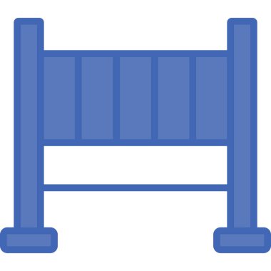 ahşap bank vektör illüstrasyonu