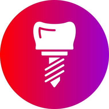 diş simgesi vektör illüstrasyonu