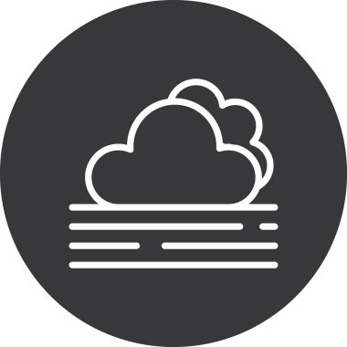 bulut hesaplama simgesi, vektör illüstrasyonu