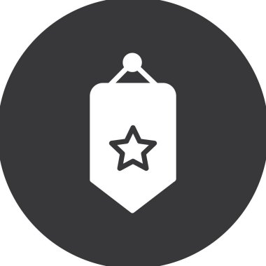 Rozet rozet simgesi taslak biçimi