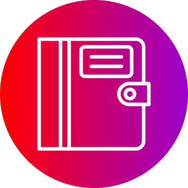 Modern simgenin vektör illüstrasyonu