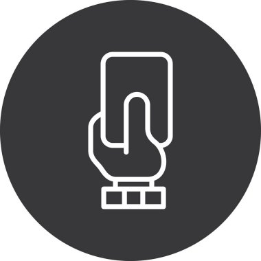 Modern simgenin vektör illüstrasyonu