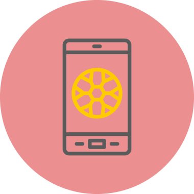 Modern b 'nin vektör illüstrasyonu simgesinden yoksun telefon simgesi