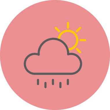 bulut simgesi, vektör illüstrasyonu