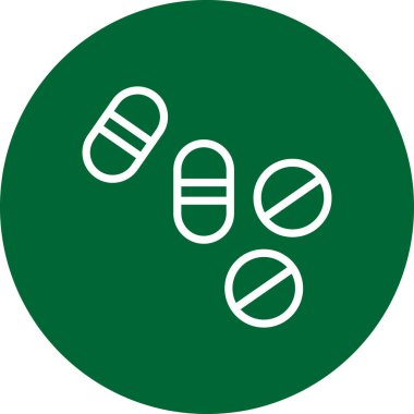 hap ikonu vektör illüstrasyonu